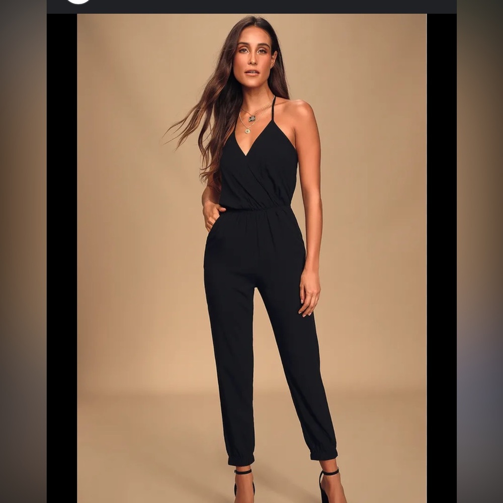Lulu’s Black Jumpsuit - Medium